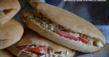 sandwich pan bagnat à ma façon sandwich pan bagnat sandwich pain bagnat niçois au thon et crudité maison