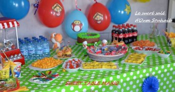sweet table mario bross et luigi sweet table mario bross luigi buffet