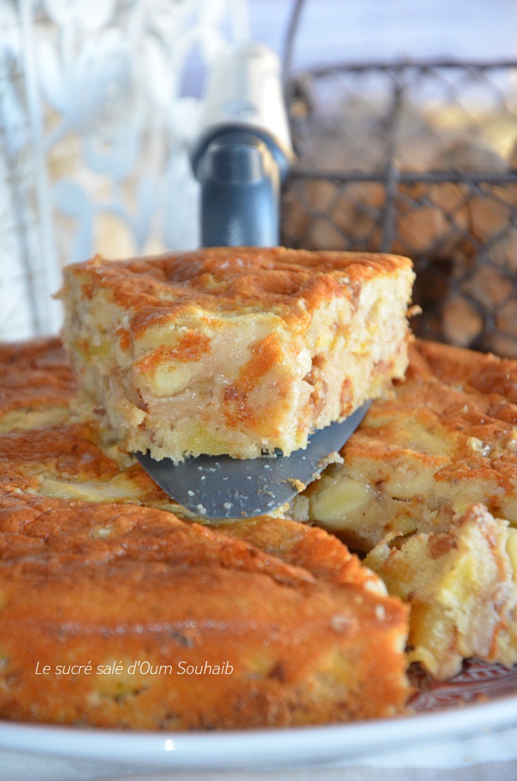 gâteau d automne aux pommes noix et cannelle Le Sucré Salé d Oum Souhaib