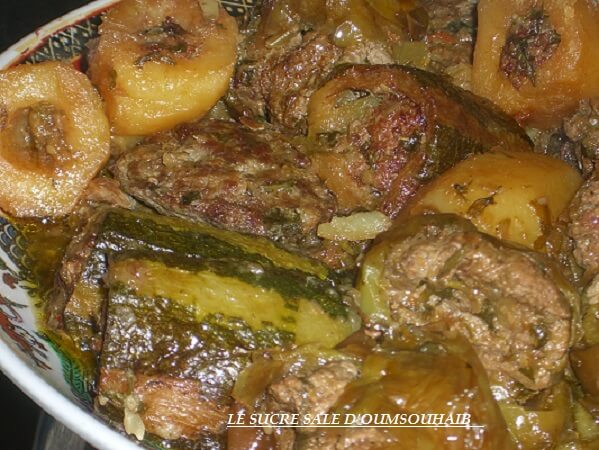légumes farcis en sauce dolma algérienne recette