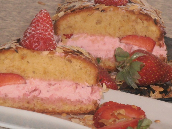 gâteau aux fraises facile