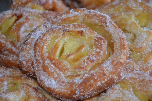 beignets escargot aux pommes roulés moelleux facile rapide