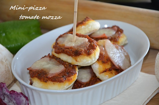 Mini pizza tomate mozza
