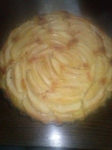 Nouriness Myriam tarte aux pommes crème amande