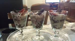 verrines fraises Leila Oumyassine