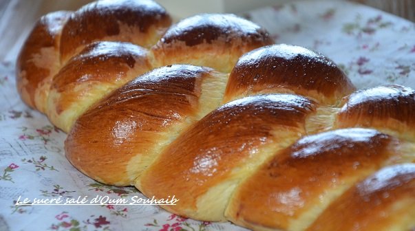 Brioche Tressee Extra Moelleuse Le Sucre Sale D Oum Souhaib