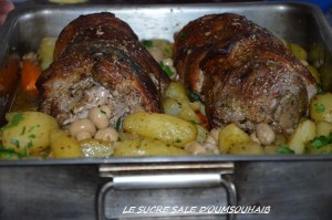 poitrine de veau farcie au four - Le Sucré Salé d'Oum Souhaib