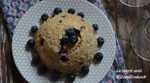 Bowl Cake Lait D Amande Et Myrtille Sans Lait Le Sucre Sale D