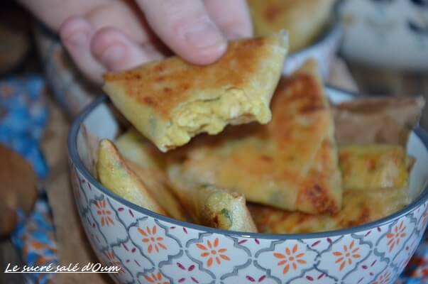 Brick Poulet Curry Creme Fraiche Le Sucre Sale D Oum Souhaib