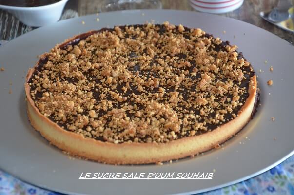 Tarte Au Chocolat Praline Le Sucre Sale D Oum Souhaib