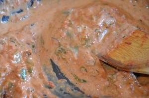 raviolis à la sauce tomate et crème fraiche 4