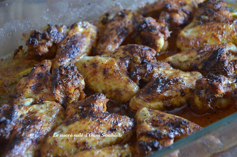 ailes de poulet croustillantes au four (recette mexicaine)