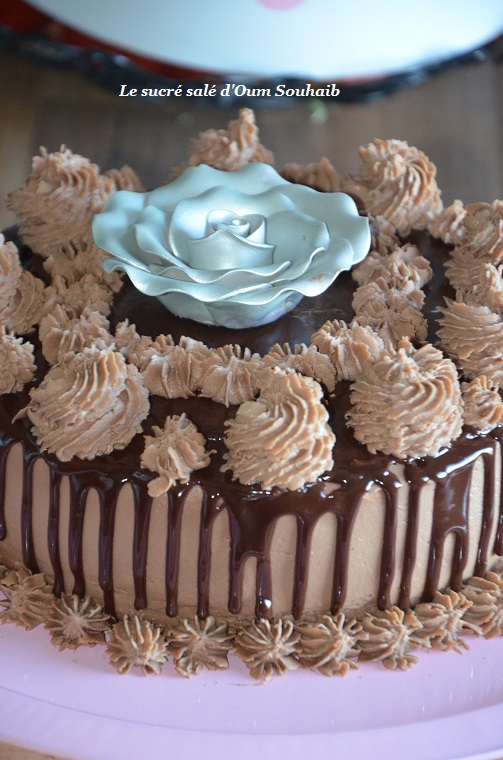 layer cake au chocolat et crème mascarpone