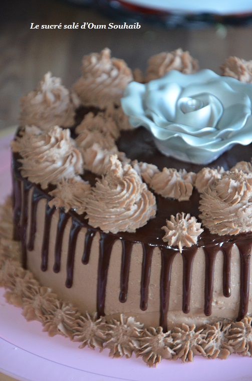 layer cake au chocolat et crème mascarpone