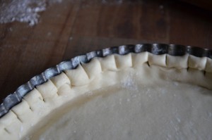 pâte brisée au yaourt (sans beurre) 4