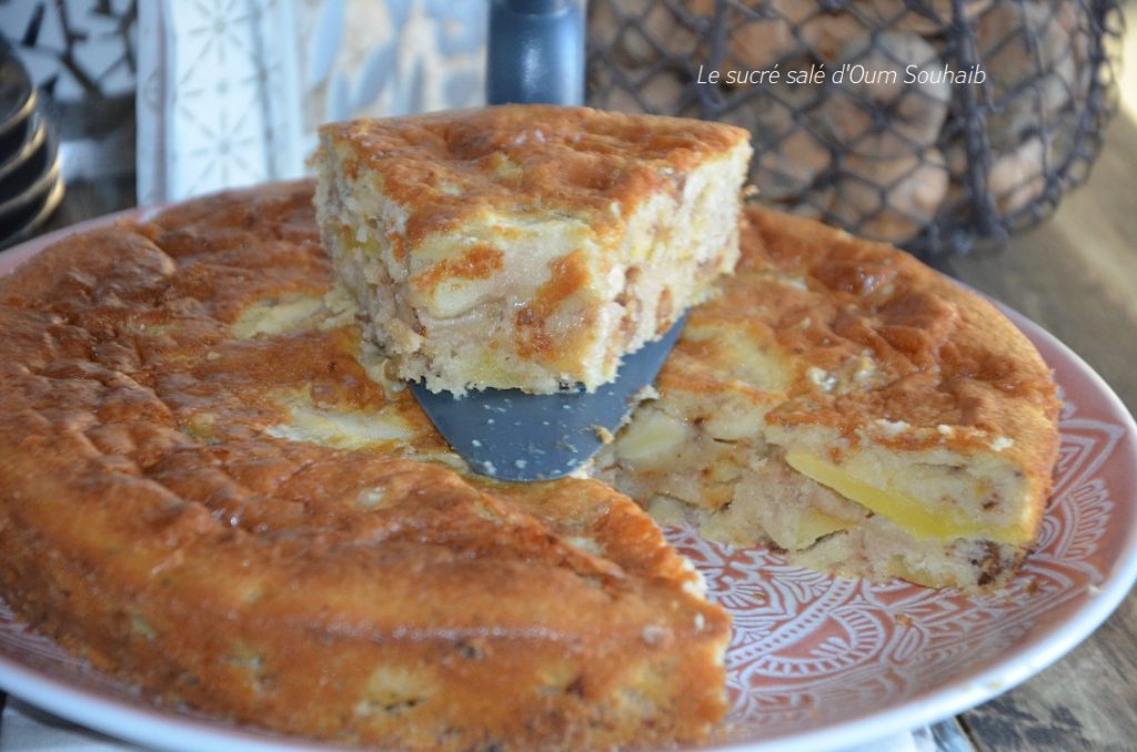 Gateau D Automne Aux Pommes Noix Et Cannelle Le Sucre Sale D Oum Souhaib